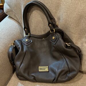 Marc Jacobs Dark Gray Shoulder Bag purse like new
